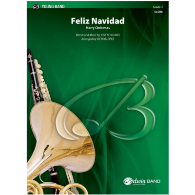 Feliz Navidad Arr. Victor Lopez Concert Band Chart Grade 2-Concert Band Chart-Alfred-Engadine Music