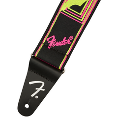 Fender 2 Inch Monogrammed Neon Guitar Strap