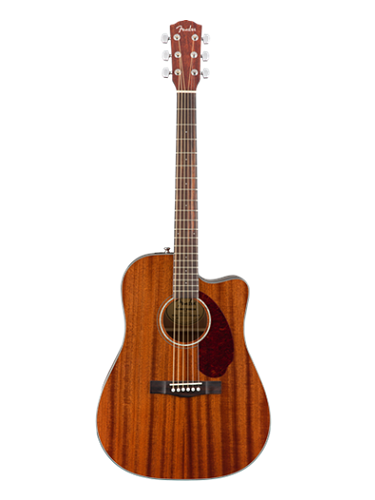 Fender CD-140SCE Dreadnought Acoustic/Electric Guitar - All Mahogany