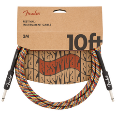 Fender Festival Pure Hemp Rainbow Instrument Cable