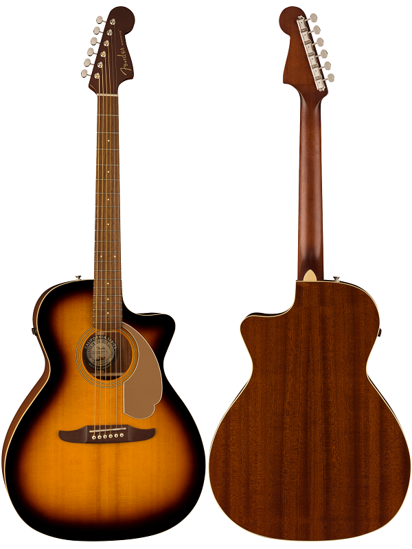 Fender Newporter Player Walnut Fingerboard Gold Pickguard