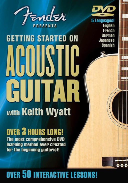 Fender Presents Getting Started on Acoustic Guitar-CD & DVD-Fender-Engadine Music