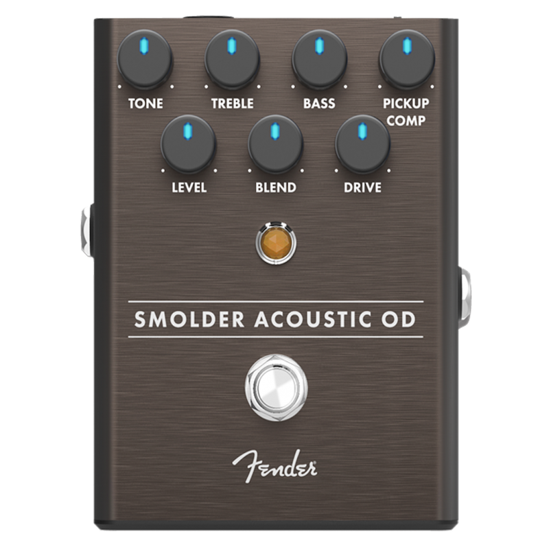Fender Smolder Acoustic Overdrive Effects Pedal - 0234550000-Guitar Effect-Fender-Engadine Music