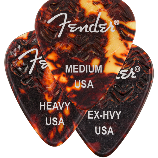 Fender Wavelength 351 Celluloid Picks (6)