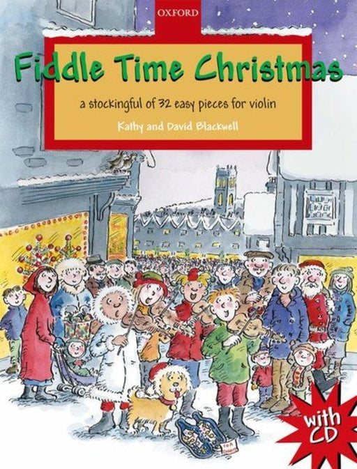Fiddle Time Christmas Bk/CD-Strings-Oxford University Press-Engadine Music