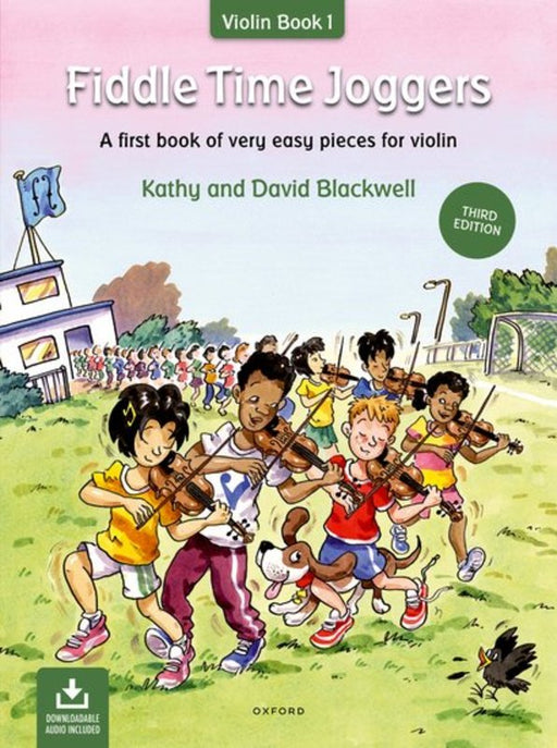 Fiddle Time Joggers Violin Book 1 Bk/OLA 3rd Edition