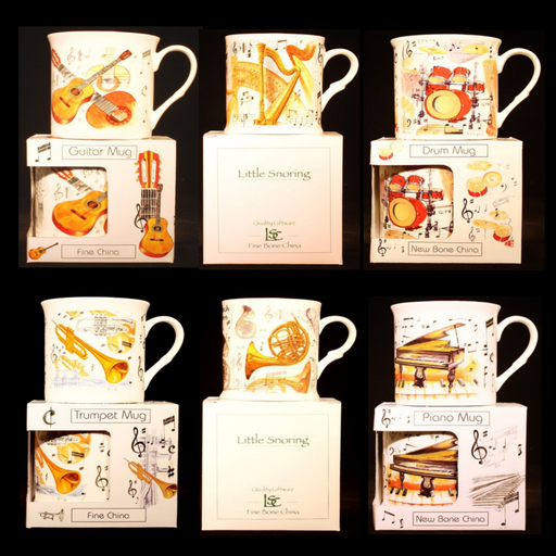 Fine China Mug - Various Instruments