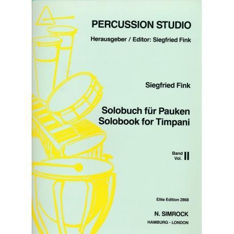 Fink - Solobook For Timpani Vol. 2-Percussion-Simrock-Engadine Music