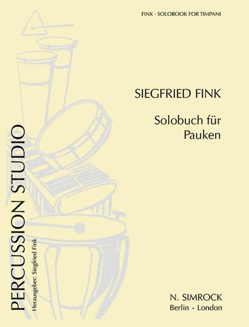 Fink - Solobook for Timpani Vol. 1-Percussion-Simrock-Engadine Music