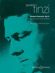 Finzi - Clarinet Concerto, Op. 31 Clarinet/Piano-Woodwind-Boosey & Hawkes-Engadine Music