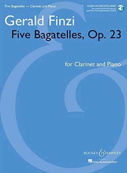 Finzi Five Bagatelles, Op. 23 - Clarinet and Piano-Woodwind-Boosey & Hawkes-Engadine Music