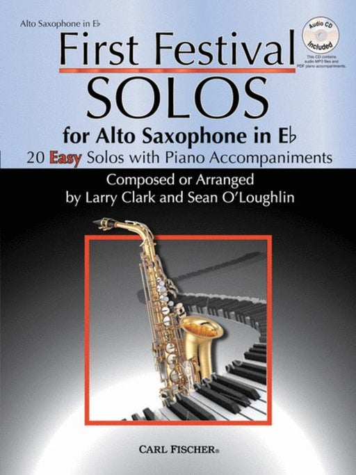 First Festival Solos Alto Saxophone Bk/CD-Woodwind-Schott Music-Engadine Music