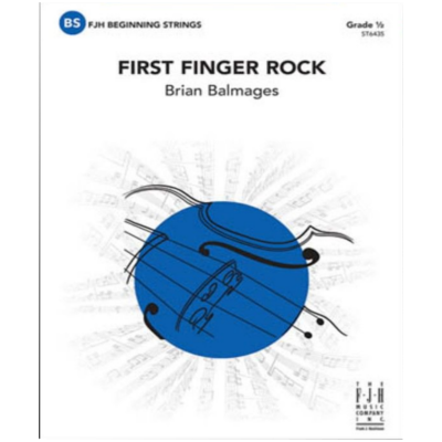 First Finger Rock, Brian Balmages String Orchestra Grade 0.5-String Orchestra-FJH Music Company-Engadine Music