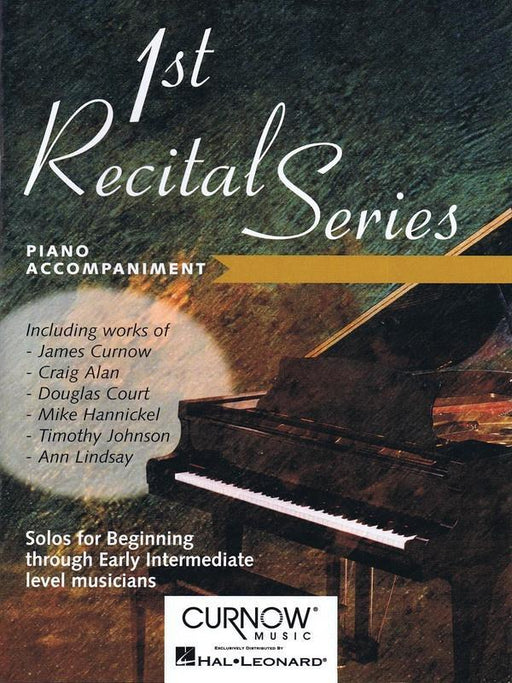 First Recital Series, Alto Saxophone Piano Accompaniment-Woodwind-Curnow Music-Engadine Music