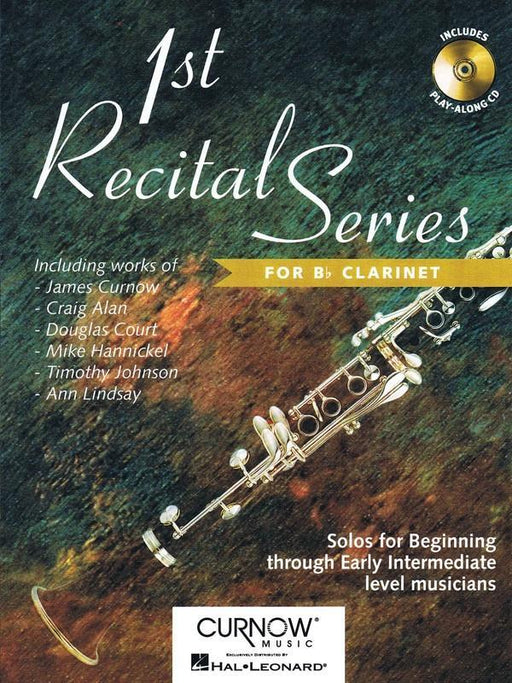 First Recital Series, Clarinet Book & CD-Woodwind-Curnow Music-Engadine Music