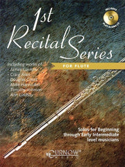 First Recital Series, Flute Book & CD-Woodwind-Curnow Music-Engadine Music