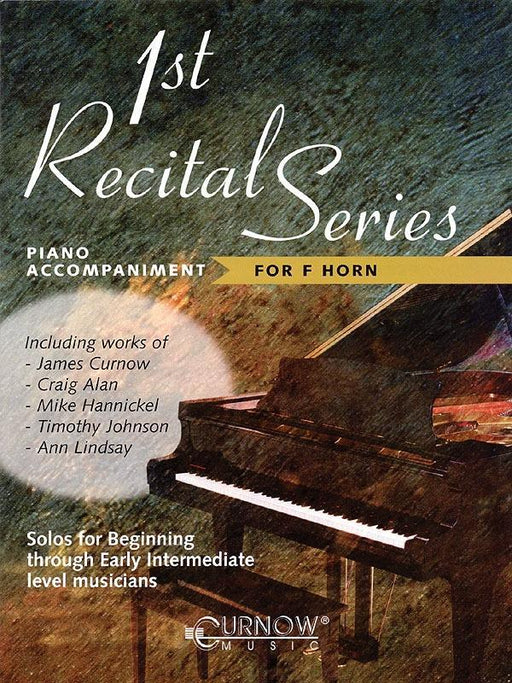 First Recital Series, French Horn Piano Accompaniment-Brass-Curnow Music-Engadine Music