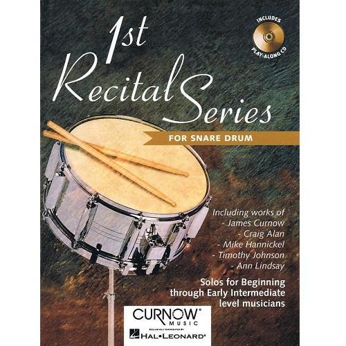First Recital Series, Snare Drum Book & CD-Percussion-Curnow Music-Engadine Music