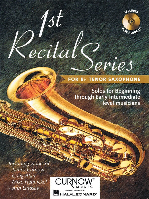 First Recital Series, Tenor Saxophone Book & CD