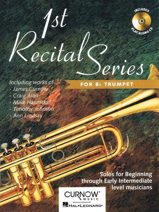 First Recital Series, Trumpet Book & CD-Brass-Curnow Music-Engadine Music