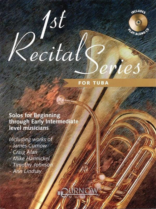 First Recital Series, Tuba Book & CD-Brass-Curnow Music-Engadine Music