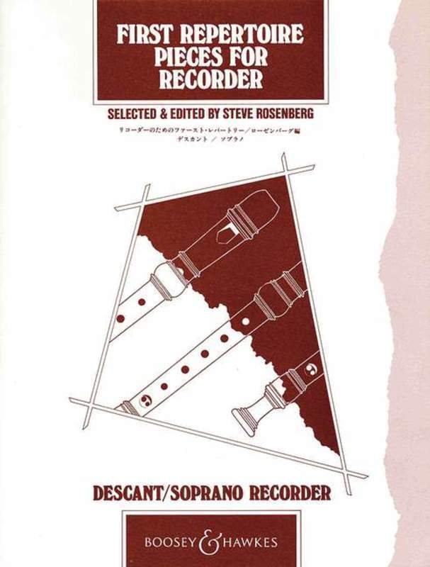 First Repertoire Pieces for Recorder-Woodwind-Boosey & Hawkes-Engadine Music