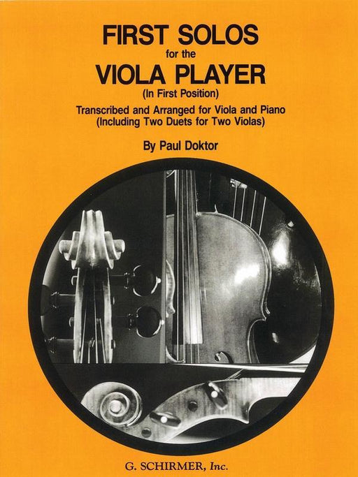 First Solos for The Viola Player-Strings-G. Schirmer Inc.-Engadine Music