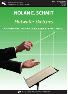 Flatwater Sketches, Concert Band, Grade 3