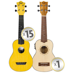 Flight ABS Travel Ukulele Class Set