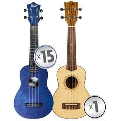 Flight ABS Travel Ukulele Class Set