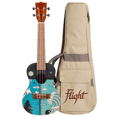 Flight AUC33 Two Season Concert Ukulele with Bag