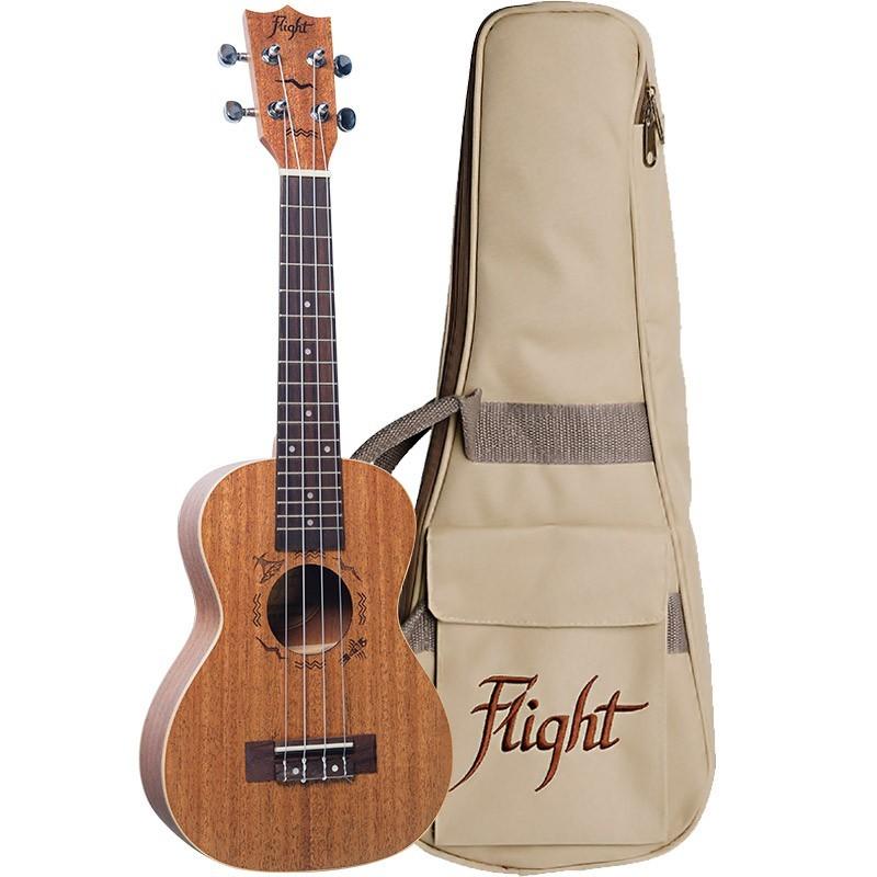 Flight DUC323 Concert Ukulele Mahogany with Bag