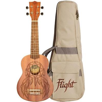 Flight Dreamcatcher Soprano Ukulele with Bag