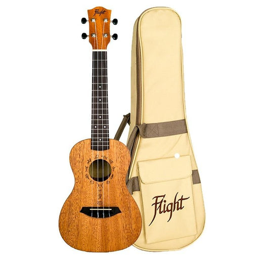 Flight DUC373 Mahogany Concert Ukulele with Bag-Ukulele-Flight-Engadine Music