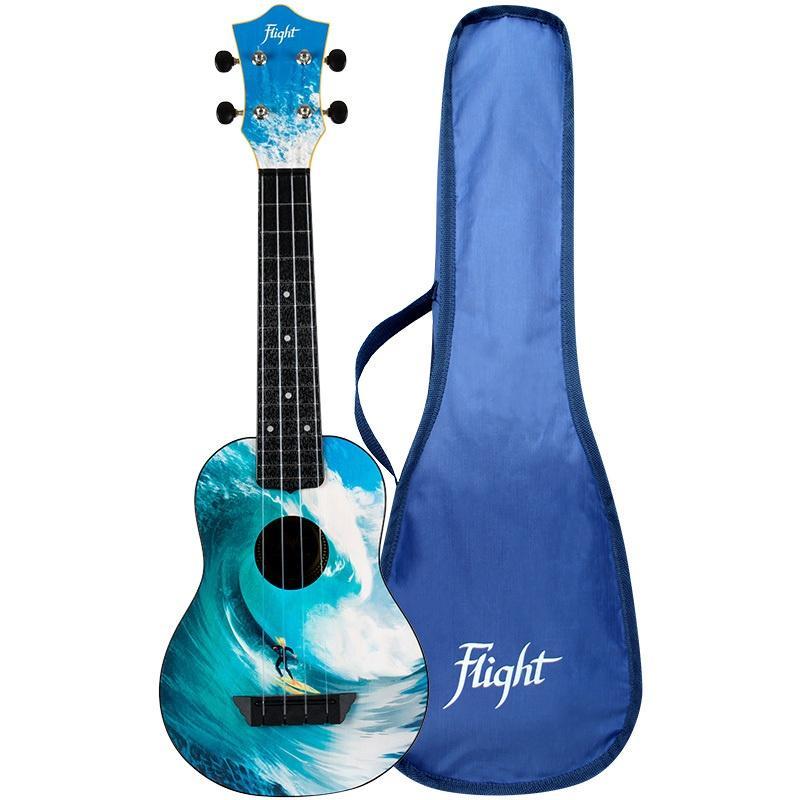 Flight Surf Travel Concert Scale Soprano Ukulele