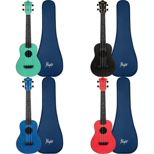 Flight TUC-35 Travel Concert Ukulele - Various Colours