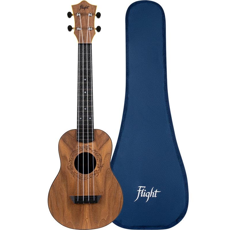 Flight TUC-50 Walnut Travel Concert Ukulele