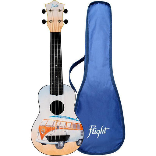 Flight TUS25 Travel Soprano Ukulele with Bag-Ukulele-Flight-Engadine Music