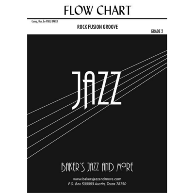 Flow Chart, Paul Baker Stage Band Chart Grade 2-Stage Band chart-Baker's Jazz And More-Engadine Music