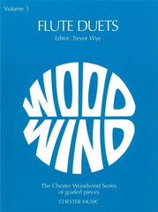 Flute Duets Vol 3 (Wye) 2 Flute Book-Woodwind-Chester Music-Engadine Music