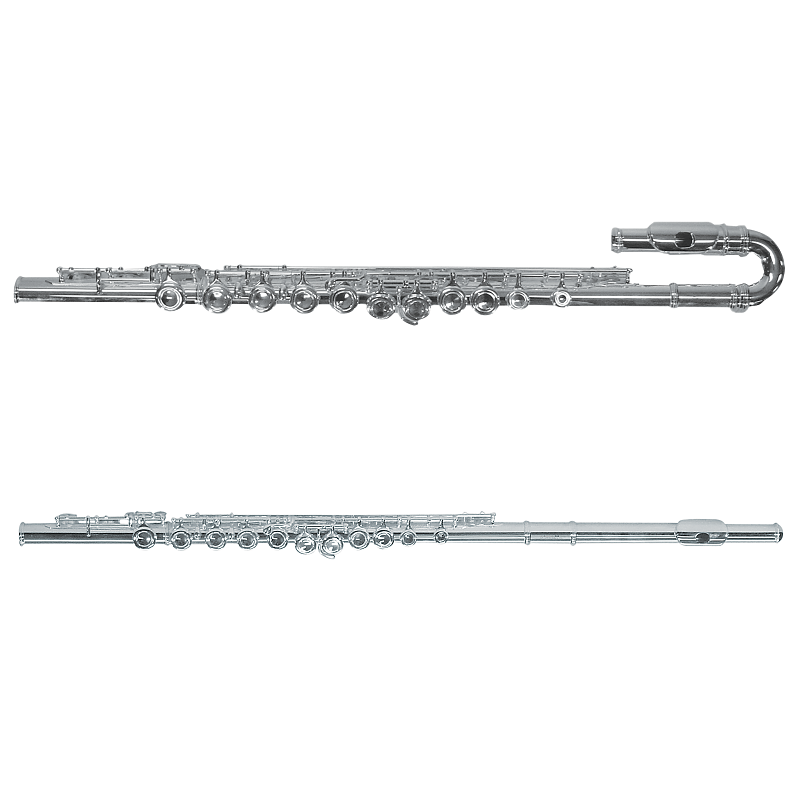 Fontaine Trident Student Flute with Straight & Curved Heads