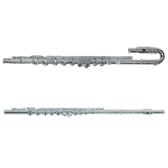 Fontaine Trident Student Flute with Straight & Curved Heads