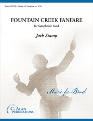 Fountain Creek Fanfare, Jack Stamp Concert Band Grade 4