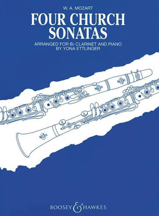 Four Church Sonatas K.67, K.68, K.244, K.336 Clarinet/Piano-Woodwind-Boosey & Hawkes-Engadine Music