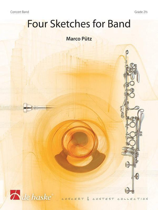 Four Sketches for Band, Marco Putz Concert Band Grade 2.5-Concert Band-De Haske Publications-Engadine Music