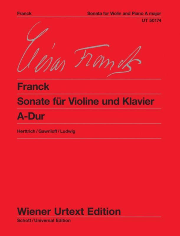 Franck - Sonata A Violin & Piano-Strings-Wiener Urtext Edition-Engadine Music
