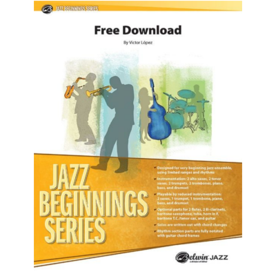 Free Download, Victor Lopez Stage Band Chart Grade 0.5-Stage Band chart-Alfred-Engadine Music