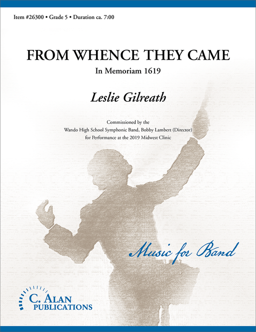 From Whence They Came, Leslie Gilreath Concert Band Grade 5