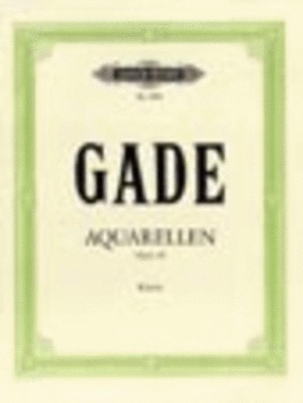 Gade - Aquarelles Op. 19, Piano