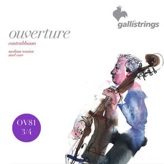 Galli Ouverture 3/4 Double Bass Single String - Various